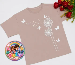 🌸 تیشرت طرح قاصدک 🌸